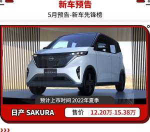 日系电动汽车(全新纯电微型车SAKURA发布未来科技感前脸极具吸引力)
